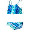 Hurley Looking Glass Crop Top & Retro with Ties Swimsuit - Girls'