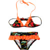 Hurley Flamo Triangle & Ruffle Retro Swimsuit - Girls'