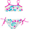 Hurley Flamo Crop Top & Retro with Ties Swimsuit - Girls'
