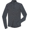 Ibex Woolies Zip T-Neck Stripe