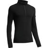 Icebreaker Compass Half-Zip Pullover Hoodie - Men's&nbsp;Black/Black