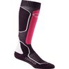 Icebreaker Ski+ Medium Over The Calf Sock - Women's&nbsp;Bordeaux Heather/Shocking/White