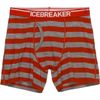 Icebreaker BodyFit 150 Ultralite Anatomica Boxer Brief - Men's&nbsp;Molten/Metro Heather/Molten