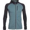 Icebreaker Quantum Hooded Full-Zip Shirt - Long-Sleeve - Men's&nbsp;Canoe/Carbon/Balsam