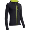Icebreaker Quantum Hooded Full-Zip Shirt - Long-Sleeve - Men's&nbsp;Carbon/Chartreuse/Chartreuse