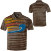 Jungmaven Sunset Wave Tetro Camo Polo Shirt - Men's