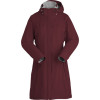 Marmot Destination Jacket - Women's: Zip into the Marmot Destination Jacket when it's raining cats and dogs. This long rain jacket provides waterproof full-length coverage for those days when you have to be outside in the cold and wet.