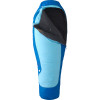 Marmot Trestles 15 Sleeping Bag: 15 Degree Spirafil - Women's Summer Blue/Sierra, Reg/Right Zip