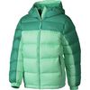 Marmot Guides Down Hooded Jacket - Girls'&nbsp;Green Frost/Green Garnet