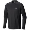 Mountain Hardwear Wicked Lite T-Shirt - Long-Sleeve - Men's&nbsp;Shark/Black