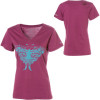 Mission Playground Butterfly V-Neck T-Shirt - Short-Sleeve - Women's