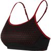 New Balance Tenderly Obsessive Sports Bra - Women's&nbsp;Black/Cerise Print