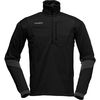 Norrøna Trollveggen Warm2 Stretch Pullover Top - Men's&nbsp;Caviar Black