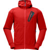 Norrna /29 Warm2 Hooded Fleece Jacket - Mens Orange Peel, XL - underwear,fleece,base,layer,midweight