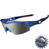 Oakley Radar Pitch Sunglasses: Oakley's engineers designed the Pitch Sunglasses as the medium size lens in the Radar series. Now you can push your limits through any lighting situation. 