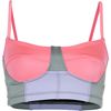 Onzie Bustier Bra Top - Women's&nbsp;Light Coral/Lilac/Silver