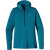 Patagonia All Weather Zip-Neck Hooded Shirt - Long-Sleeve - Men's&nbsp;Underwater Blue