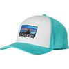 Patagonia '73 Logo Roger That Snapback Hat&nbsp;White/Howling Turquoise
