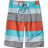 Patagonia Wavefarer Board Short - Boys'&nbsp;Fitz Stripe/Howling Turquoise