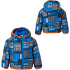 Patagonia Puff-Ball Reversible Jacket - Infant Boys' Block Print Prussian Blue, 3T