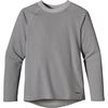 Patagonia Capilene 3 Midweight Crew - Boys'&nbsp;Tailored Grey/Feather Grey X-dye