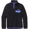 Patagonia Synchilla Lightweight Snap-T Fleece Pullover - Women's&nbsp;Black/Violet Blue