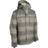 Planet Earth Faded Flannel Insulated Jacket - Men's Smokey Black, L