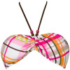 Roxy Plaid Paradise Seaside Bandeau Bikini Top - Women's