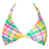 Roxy Plaid Paradise 70's Halter Bikini Top - Women's