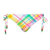 Roxy Plaid Paradise 70's Lowrider Tie Side Bikini Bottom - Women's