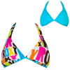 Roxy From Roxy With Love D-Cup Hula Halter Reversible Bikini Top - Women's