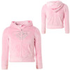 Roxy Fuzzy Bear Full-Zip Hooded Sweatshirt - Little Girls'