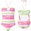 Roxy Go With the Flow Slip N Slide Swimsuit - Girls'