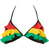 Roxy Be Hippie Ruffle Tri Bikini Top - Women's