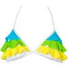 Roxy Be Hippie Ruffle Tri Bikini Top - Women's