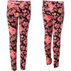 Roxy High Voltage Legging - Girls' Hot Hot Pink Print, S