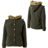 Roxy Rocker Dreams Hooded Fleece Jacket - Girls'