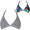 Roxy Wild At Heart 70's Halter Reversible Bikini Top - Women's
