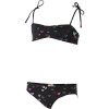 Roxy Heart + Soul Shirred Bandeau Swim Set - Girls'