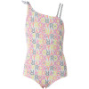 Roxy Wild Tides One Sided Knotted One-Piece Swim Suit - Little Girls'