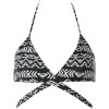 Roxy Abstract Tribal Cross Over Triangle Bikini Top - Women's