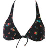 Roxy Flower Child Wrapped T Back Halter Bikini Top - Women's