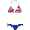 Roxy Blooming Bliss Ruffle Tiki Tri Swimsuit - Girls'