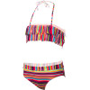 Roxy Sea Side Fringe Bandeau Swimsuit - Girls'