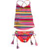 Roxy Sea Side Cross Over Swimsuit - Toddler Girls'
