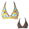 Raisins Sunny Daze Reversible Hibiscus Halter Bikini Top - Women's