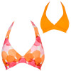 Raisins Isla Bonita Hibiscus Halter Reversible Bikini Top - Women's