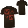 RVCA Photocopied Checker Short-Sleeve T-Shirt - Mens