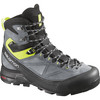 Salomon X Alp MTN GTX Boot - Men's&nbsp;Black/Pearl Grey/Gecko Green
