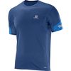 Salomon Agile T-Shirt - Short-Sleeve - Men's&nbsp;Midnight Blue/Union Blue